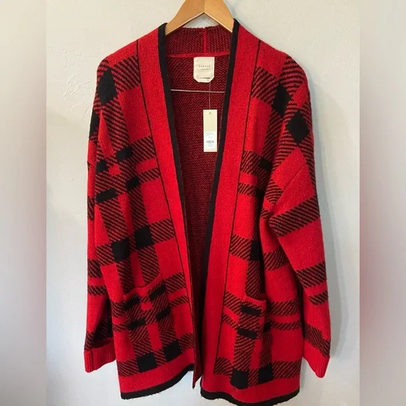 Francesca’s Harper Heritage Cardigan Sweater NWT Size Large - Picture 1 of 5